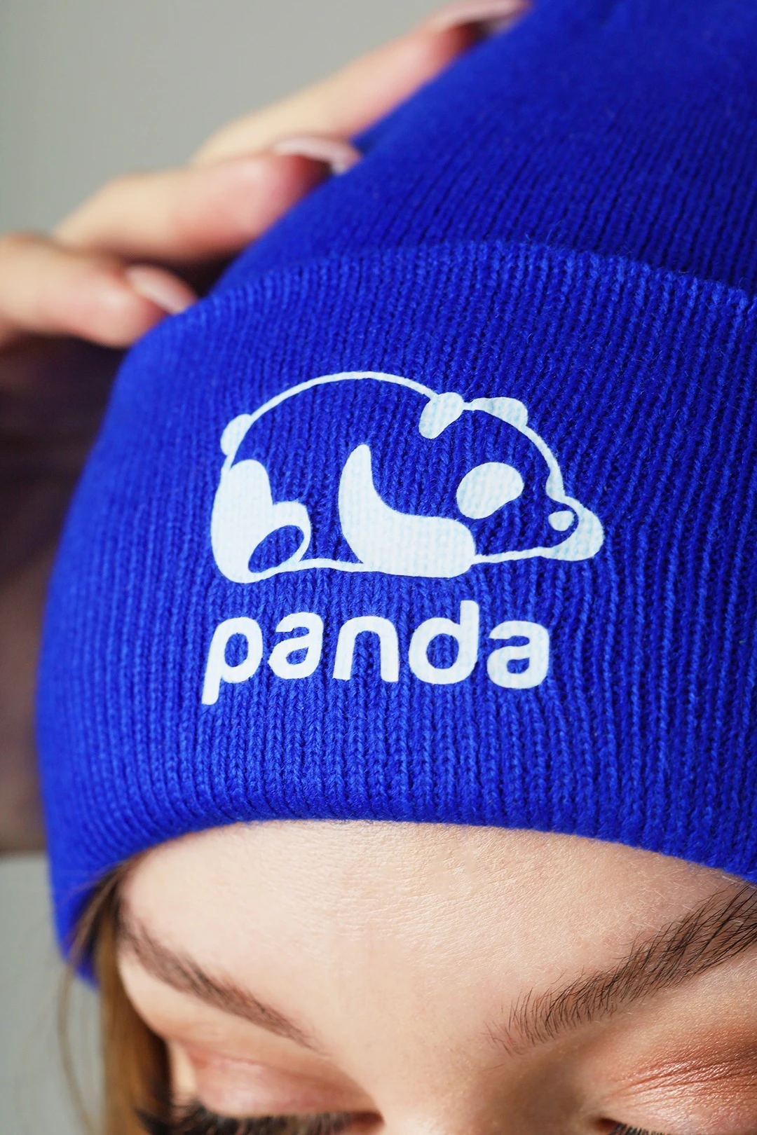 Шапка Филл двухслойная взрослая, однотонная "Panda "#1 Шапка Филл двухслойная взрослая, однотонная "Panda "#1