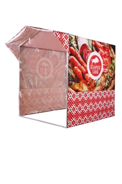 Купить Палатку для промоакции и торговли 2х2 метра (с козырьком) "Беларускi смак"