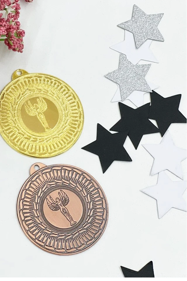 Медаль металлическая ИК5001 50мм с шильдом 25мм#3