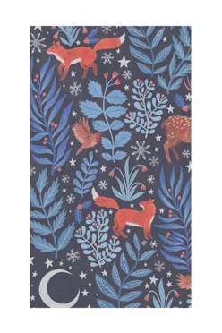 Купить полотенце вафельное 40х70 cм (Print) с принтом "Fox"