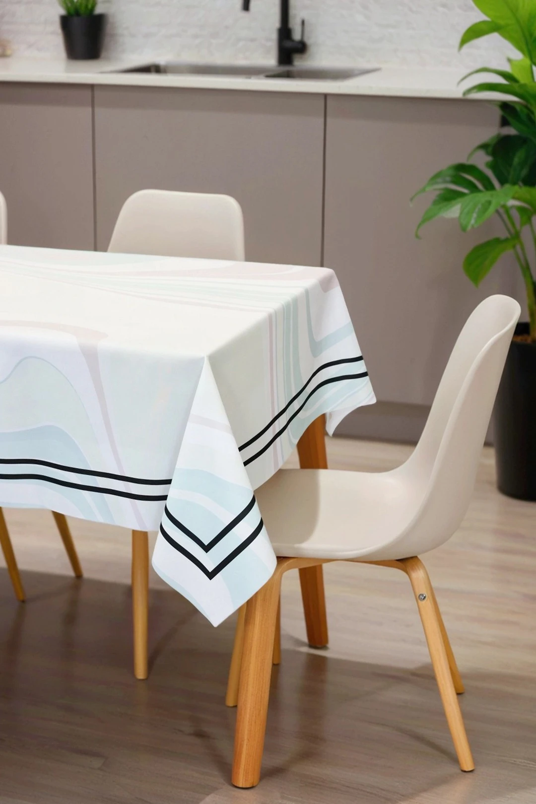 Скатерть прямоугольная 130х200 см, с полной запечаткой (полиэстер)#2