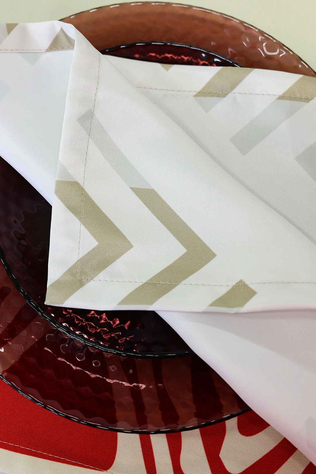 Салфетка квадратная 30х30 см, с полной запечаткой (полиэстер) "Daily"#1