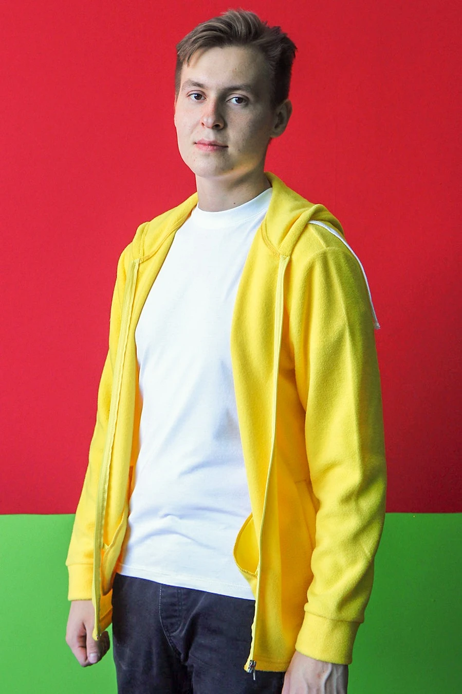 Купить жёлтую толстовку Харисон унисекс Купить жёлтую толстовку Харисон унисекс
