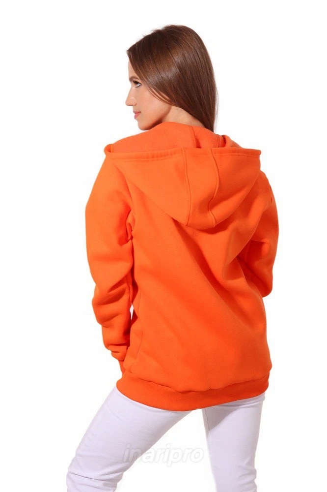 Балахон Рик из футера унисекс, однотонный оранжевый#1 Балахон Рик из футера унисекс, однотонный оранжевый#1