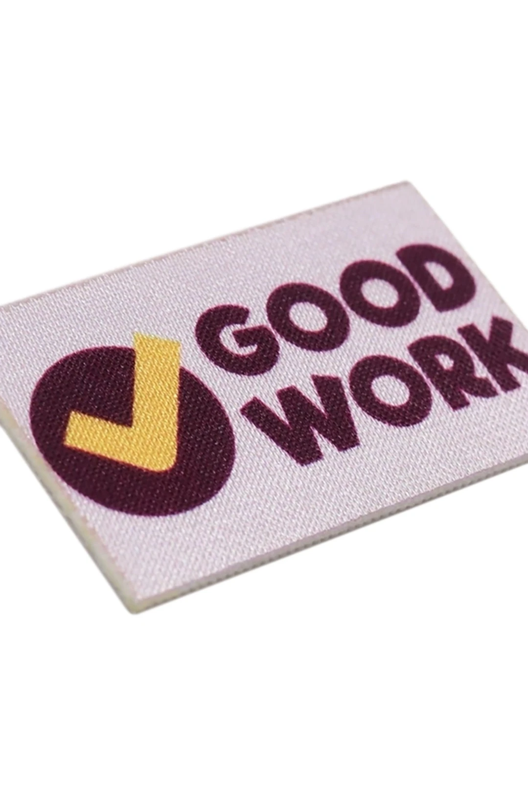 Купить наклейку-стикер Прямоугольник 3х5 см с печатью "Good Work" Купить наклейку-стикер Прямоугольник 3х5 см с печатью "Good Work"