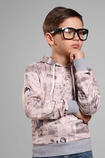 Купить худи Томми детская из футера с полной запечаткой