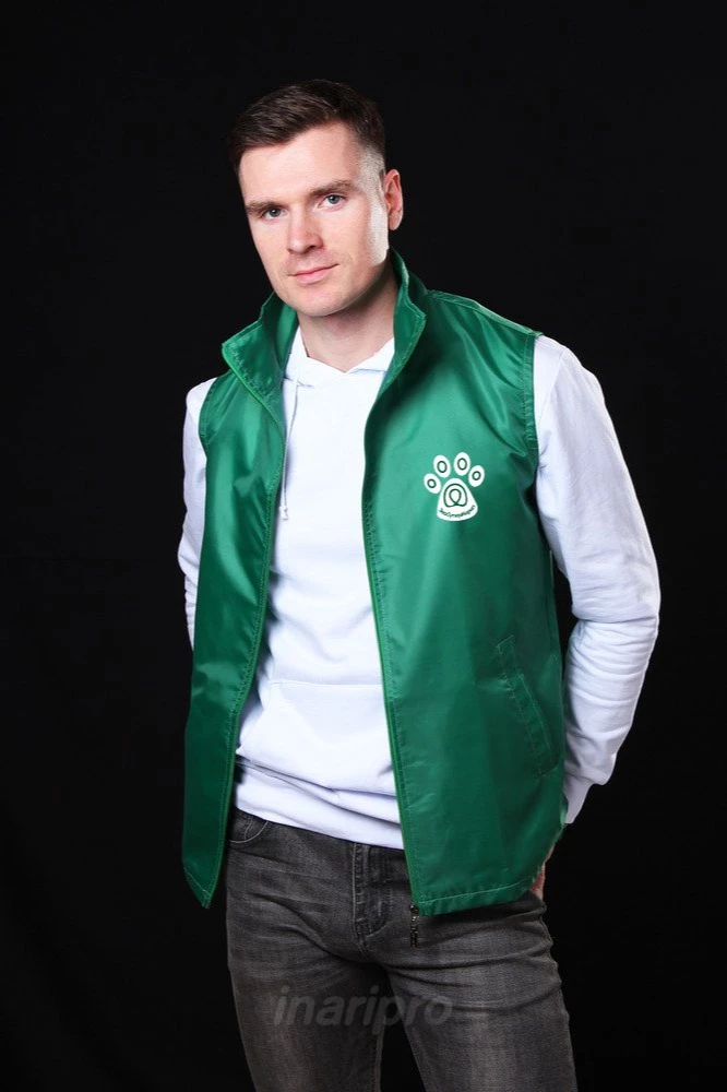 Жилет Брайт без подклада унисекс, однотонный#5