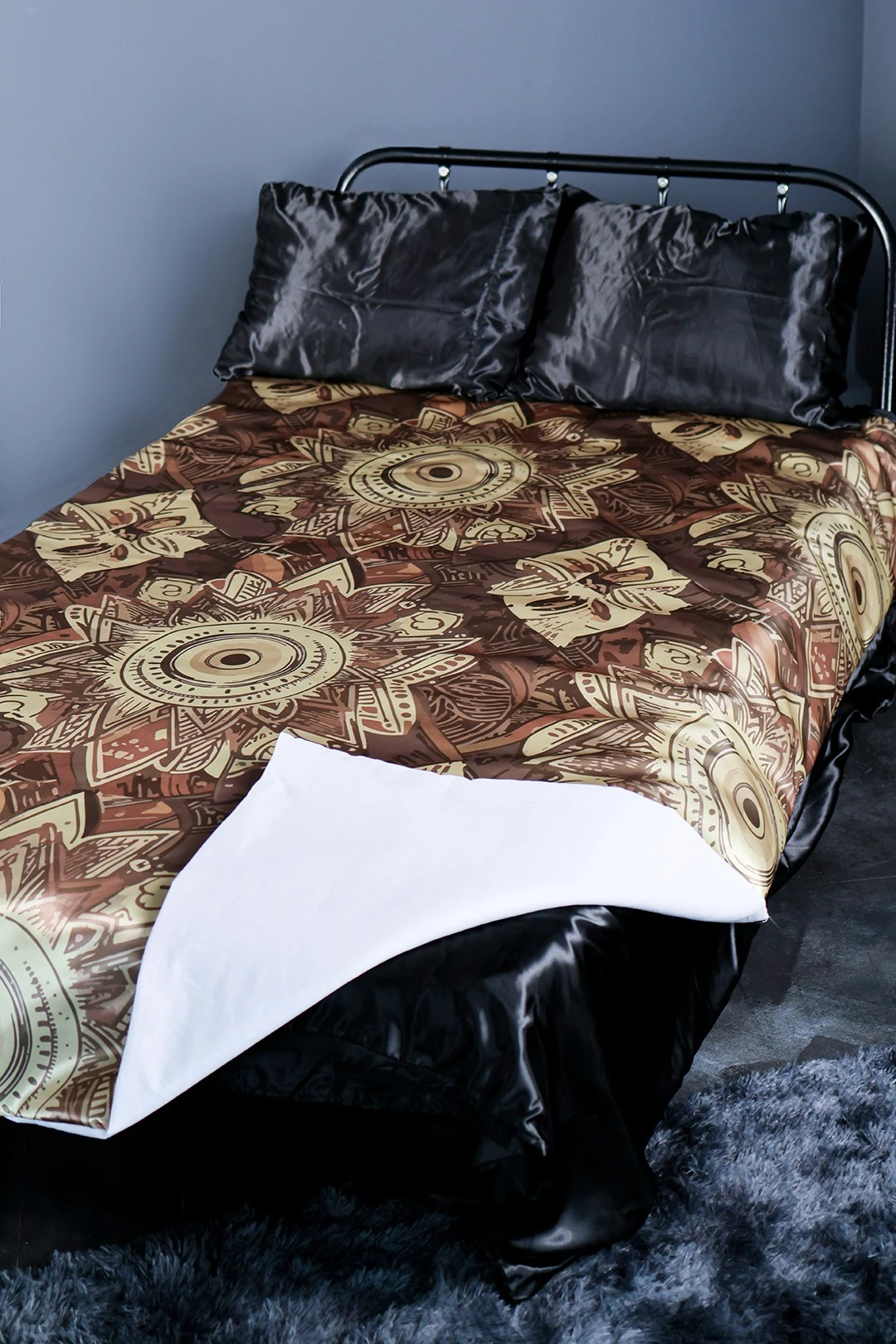 Купить покрывало 145х220 см с полной запечаткой "Vintage flower"