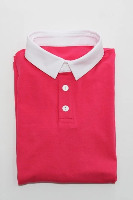 Поло Найт детская комбинированная розовая (хлопок)#4 Поло Найт детская комбинированная розовая (хлопок)#4
