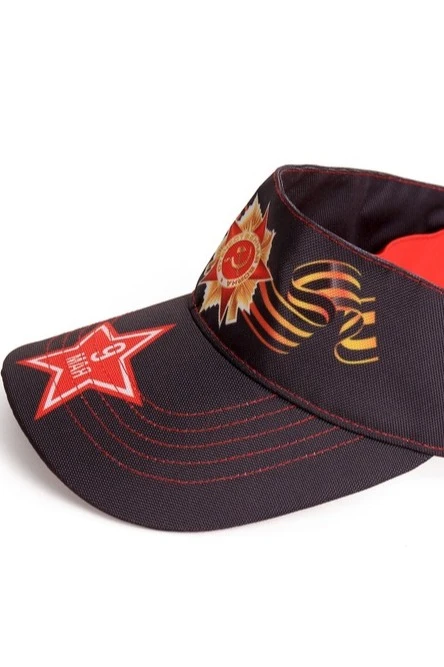 Козырек Софт на липучке с полной запечаткой (полиэстер) "9 May"#1