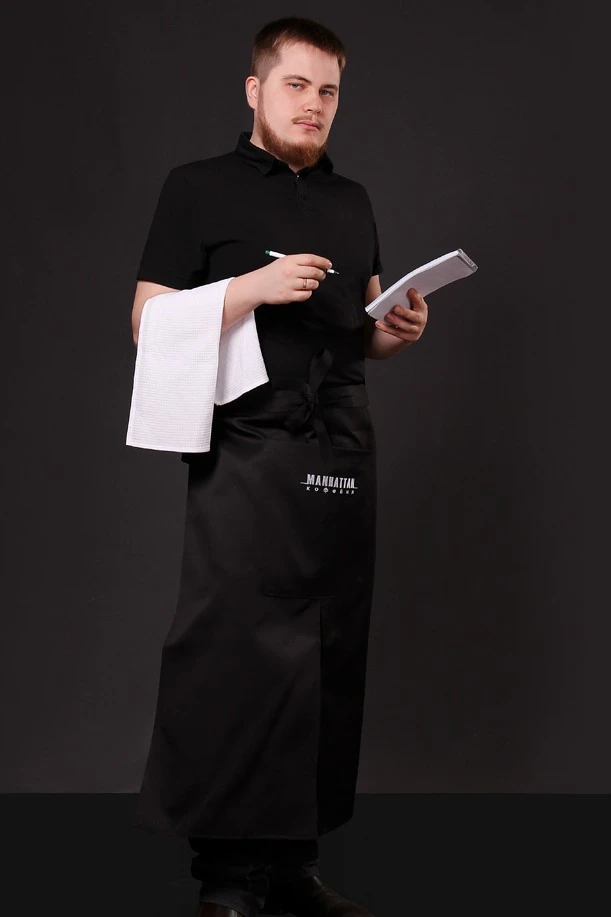 Купить фартук Бармен однотонный Купить фартук Бармен однотонный