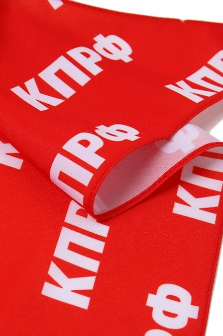 Косынка Шарлотта 60х60х90 см, с полной запечаткой "CPRF"#6