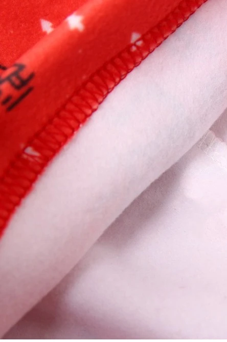 Шапка Лав флисовая однослойная детская, с полной запечаткой "Ho Ho Ho!"#4 Шапка Лав флисовая однослойная детская, с полной запечаткой "Ho Ho Ho!"#4