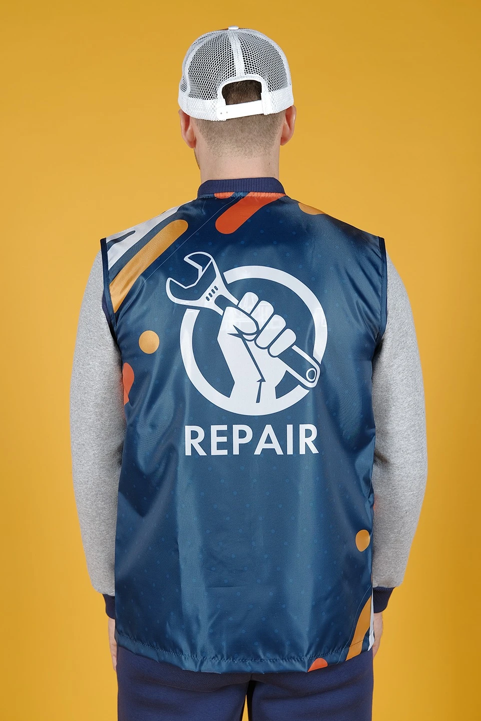 Жилет Парма без подклада унисекс, с полной запечаткой#9