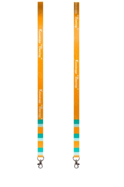 Купить ленту для бейджа атлас ширина 1,5 см, с карабином-люкс, с печатью "Vector"