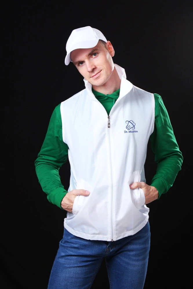 Жилет Брайт унисекс однотонный "Dr. Mushin"#1