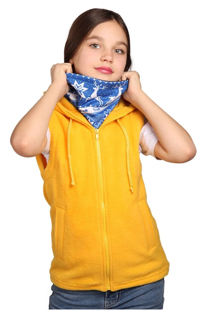 Бафф Арктик двухслойный на флисе детский, с полной запечаткой#2