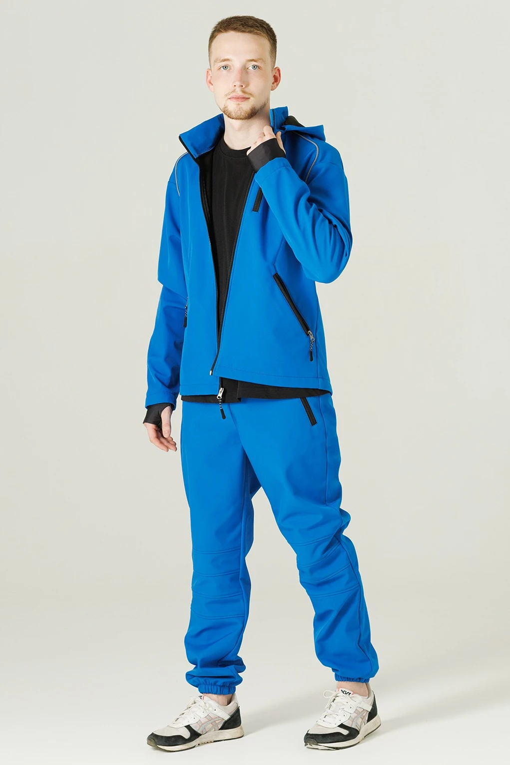 Брюки Колумб из софтшелла мужские, однотонные#4