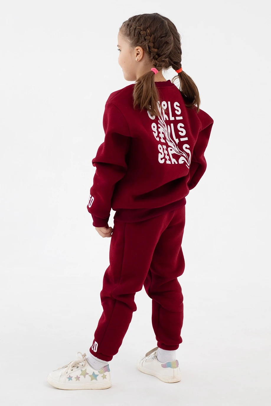 Свитшот Тревис из футера детский, однотонный "Redred"#1