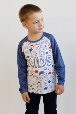 Лонгслив Спэйс Плюс детский с полной запечаткой (полиэстер)#2