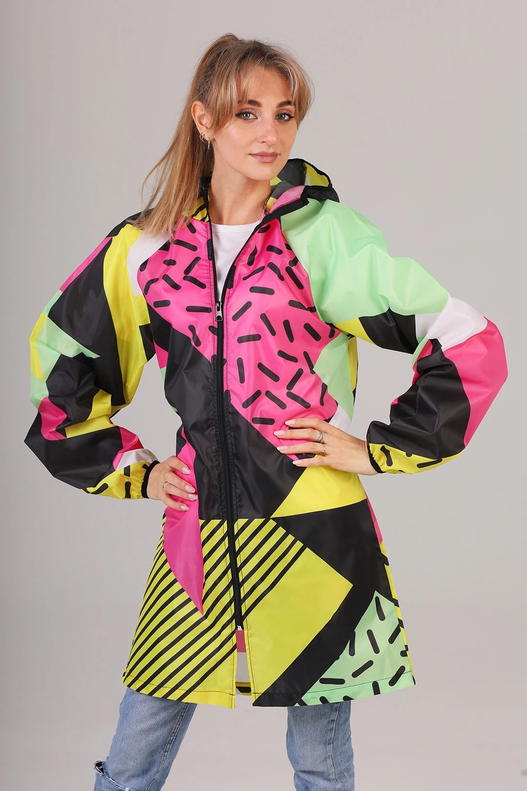 Дождевик Ривер унисекс с полной запечаткой#2 Дождевик Ривер унисекс с полной запечаткой#2