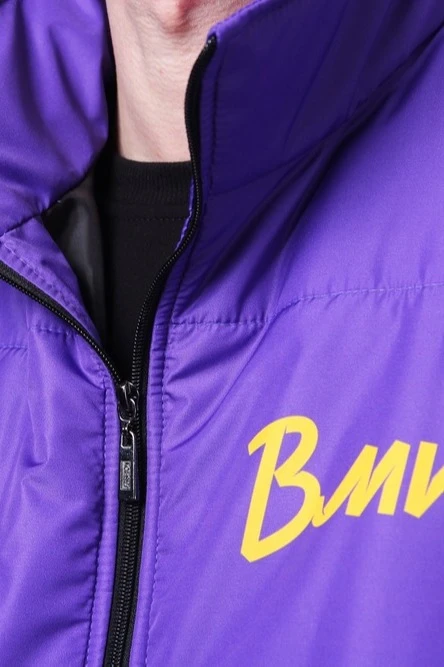 Жилет Портер на синтепоне со стежкой унисекс, с полной запечаткой "In a moment"#1