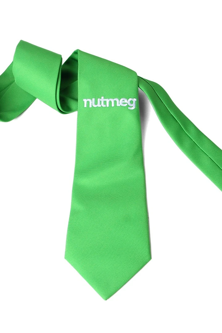 Галстук Босс с вышивкой из адверты мужской, с полной запечаткой "Nutmeg"#7 Галстук Босс с вышивкой из адверты мужской, с полной запечаткой "Nutmeg"#7