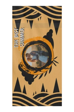 Купить полотенце махровое 70х140 cм печать с двух сторон "The best Summer"