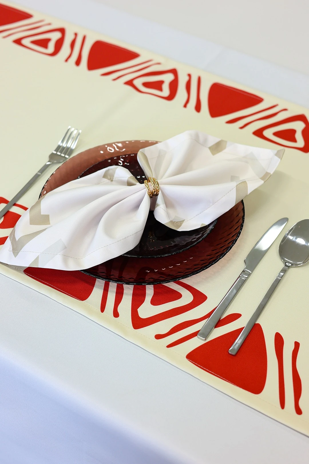 Салфетка квадратная 30х30 см, с полной запечаткой (полиэстер) "Daily"#3