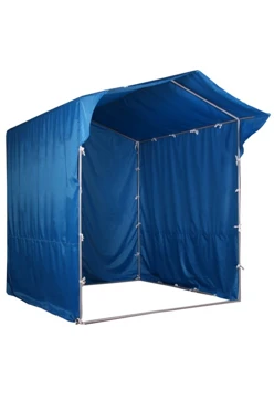 Купить палатку для промоакции и торговли однотонную с козырьком 2х2 м