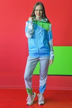 Купить спортивный костюм Юнайт женский из футера с полной запечаткой