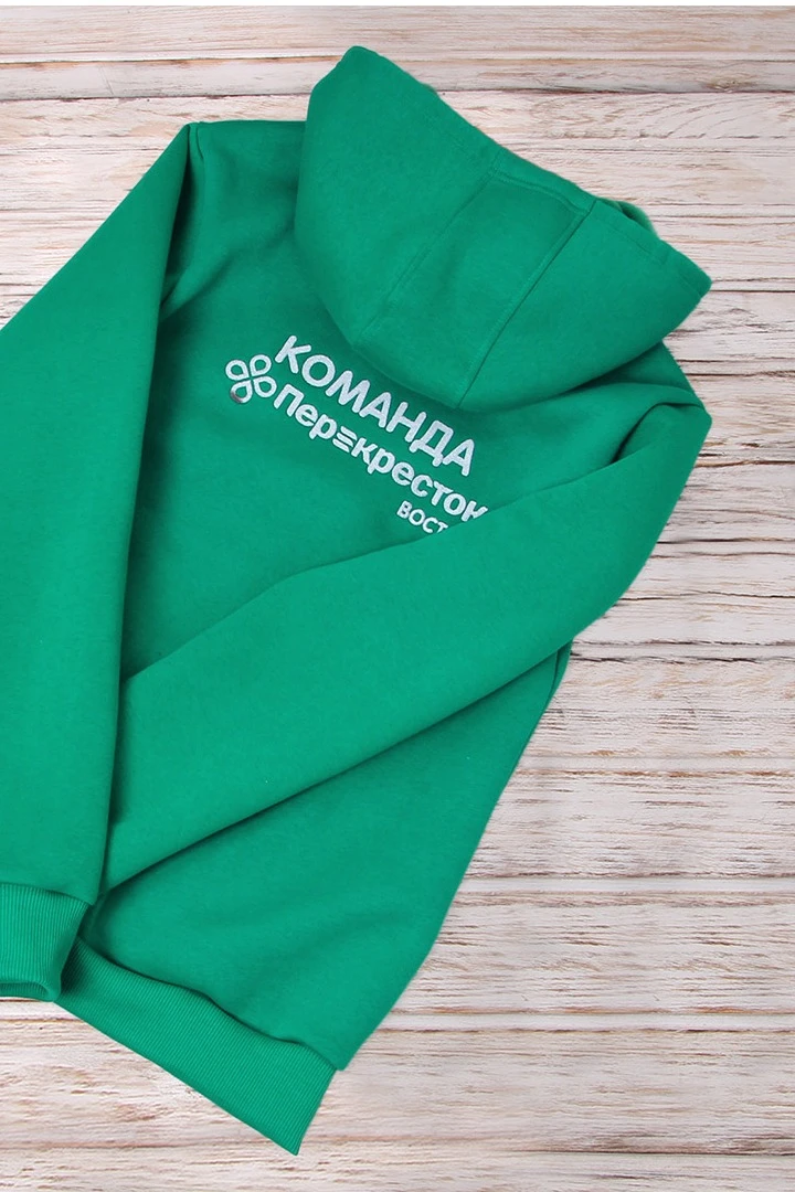 Худи Майк из футера унисекс, однотонная "Перекресток"#1