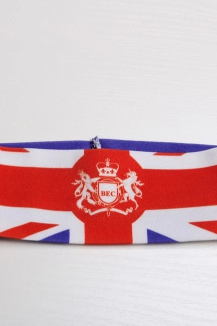 Повязка двухслойная из бифлекса детская, с полной запечаткой "BEC"#2 Повязка двухслойная из бифлекса детская, с полной запечаткой "BEC"#2