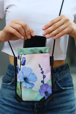 Нагрудный кошелек Брик 13х18 см, с полной запечаткой#2