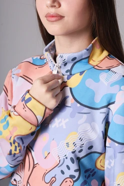 Толстовка Меган унисекс из футера хб с полной запечаткой#2