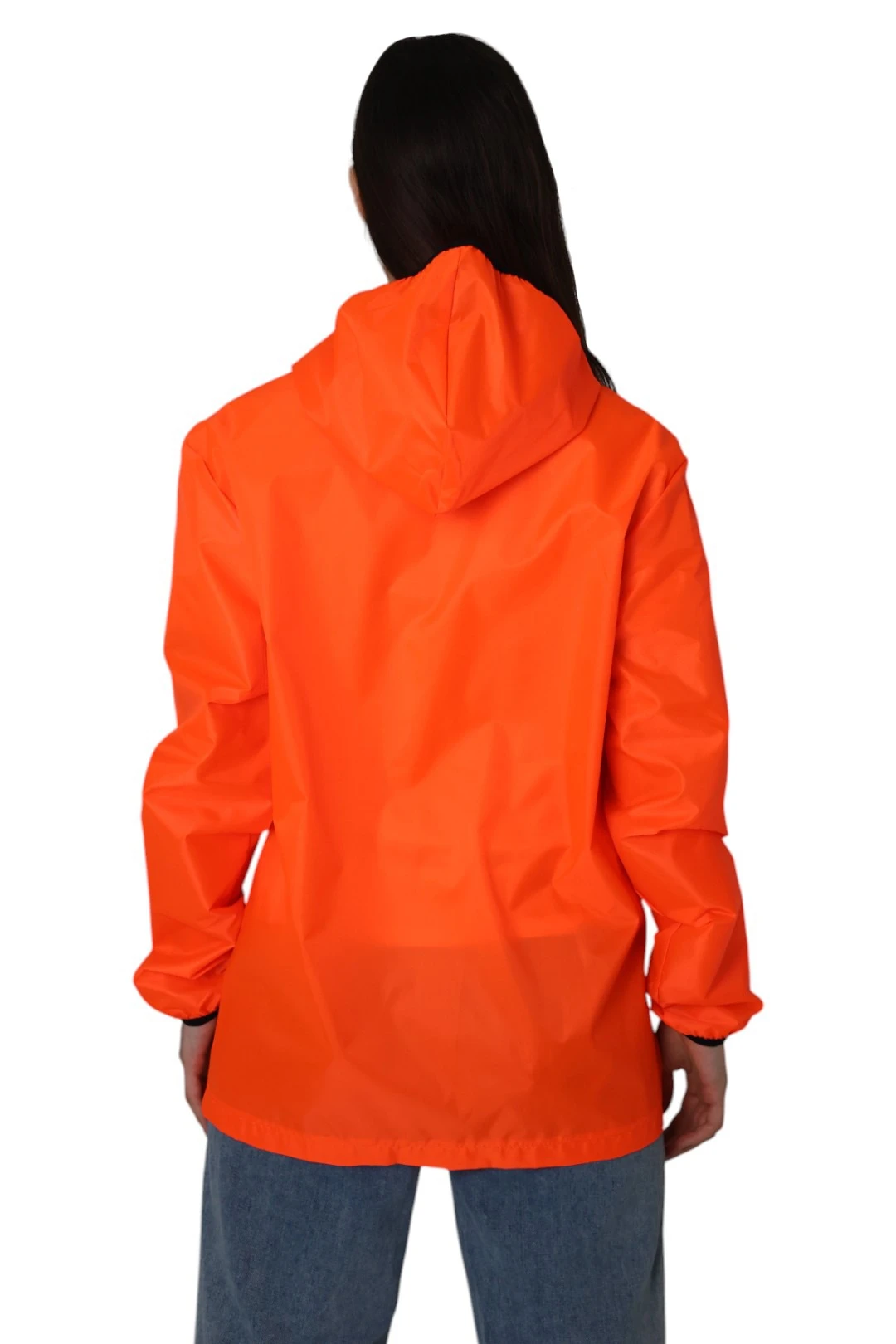 Ветровка Арчи унисекс, однотонная оранжевая#1