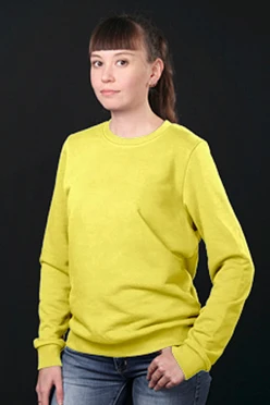 Купить толстовку Тревис унисекс желтую