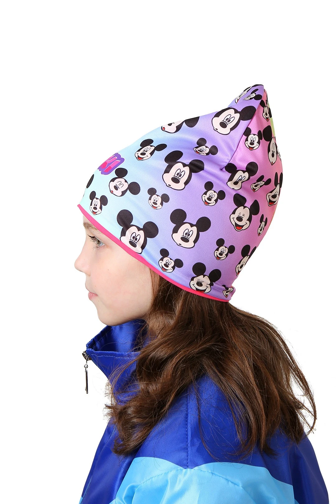 Шапка Сноу двухслойная детская, с полной запечаткой "MIKI"#1