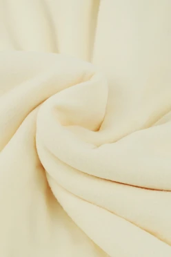 Купить флисовый плед Классик однотонный молочный