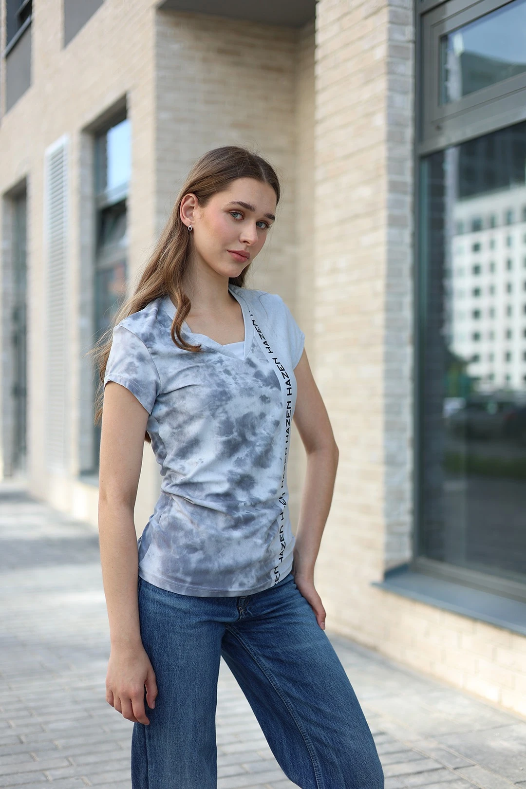 Футболка Нолан женская с полной запечаткой "Hazen"#2