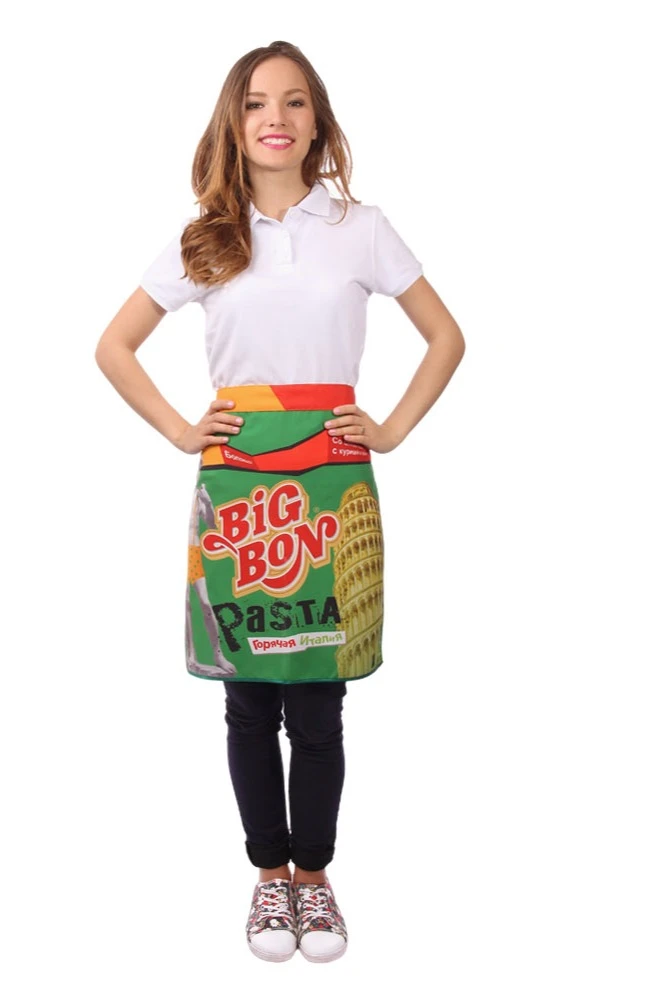 Передник Айс Бокс с прямым низом, с полной запечаткой#1