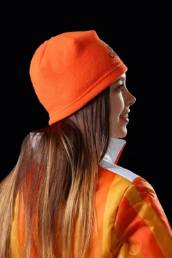 Шапка Вайт флисовая однослойная взрослая, однотонная "Serf coffee"#2