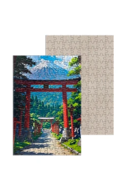 Купить пазл картонный А4 с принтом "Torii"