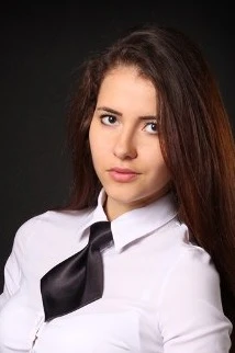 Галстук Аура на резинке женский, однотонный черный#1 Галстук Аура на резинке женский, однотонный черный#1