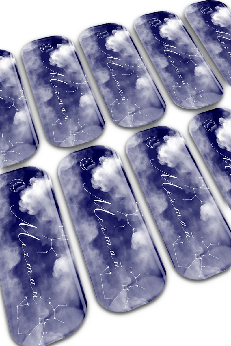 Купить наклейку заливную 2х5 см прямоугольник, с нанесением "Мечтай"