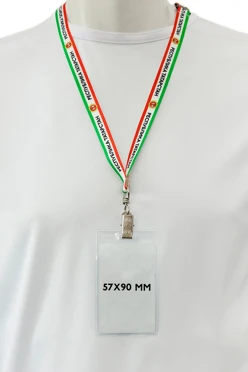 Купить бейдж-карман вертикальный 57х90 мм