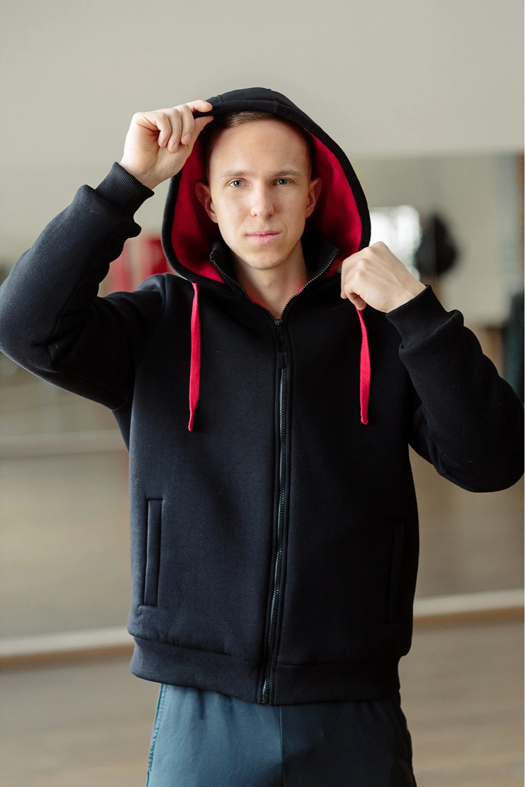 Балахон Джеймс из футера на флисе унисекс, однотонный#5