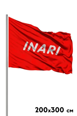 Купить флаг с логотипом фирменный 200х300