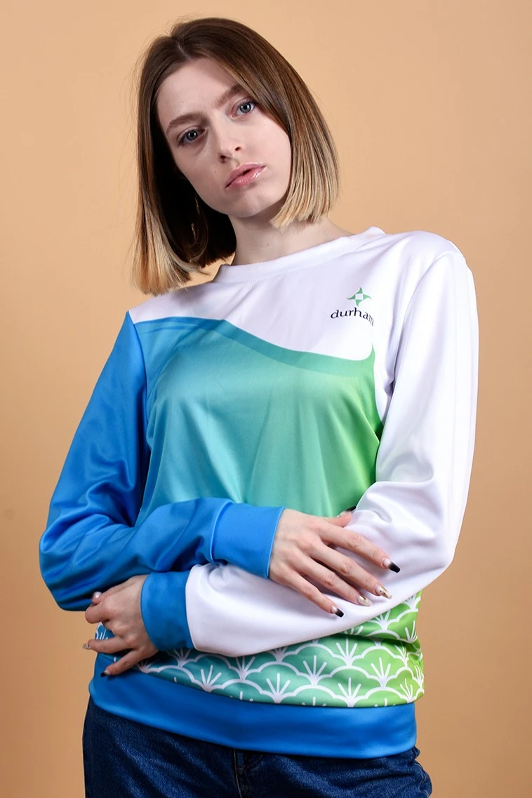 Свитшот Гарри унисекс из футера с полной запечаткой "Durham"#1 Свитшот Гарри унисекс из футера с полной запечаткой "Durham"#1