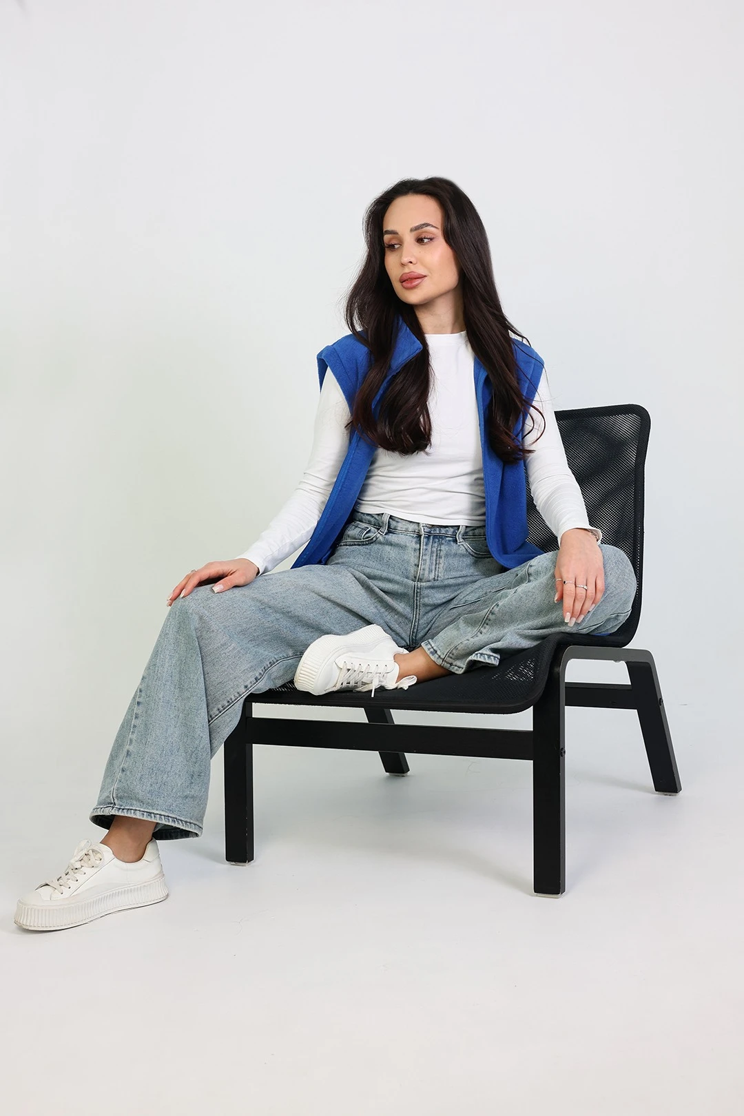 Купить жилет Браво флисовый синий Купить жилет Браво флисовый синий